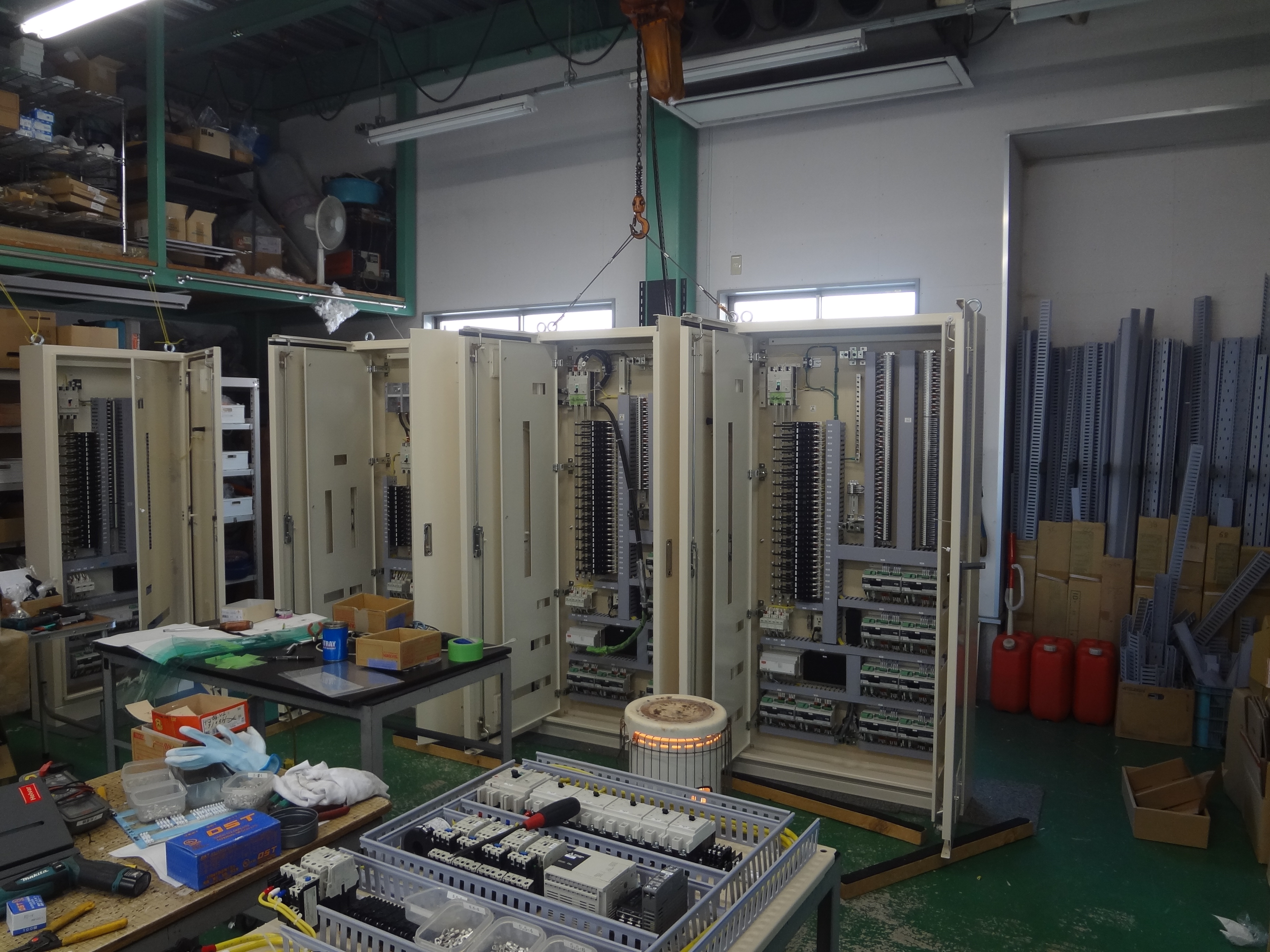 ある日の工場内風景